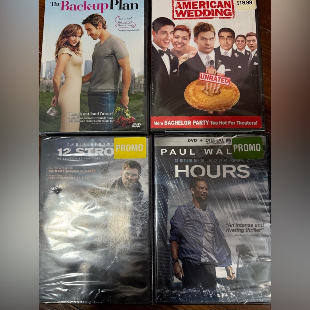 🎬 Movie Night Variety Pack 4 DVD Collection (Action • Comedy • Drama Romance) 🍿